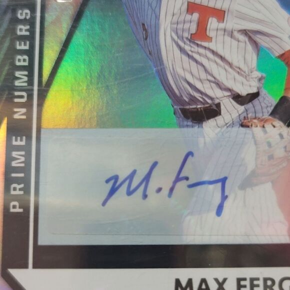 Panini Elite Extra Max Ferguson San Diego holographic signed rookie card #61/73 - Picture 3 of 12